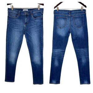Banana Republic Skinny Jeans dark wash denim blue mid-rise womens 31